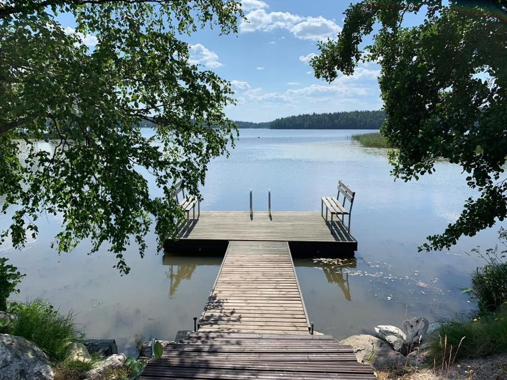 Дома для отпуска Wonderful cottage by the lake Hautjärvi-39